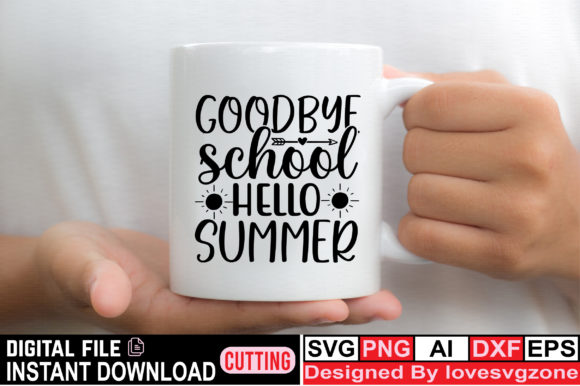 Goodbye School Hello Summer: Graphics for Crafts