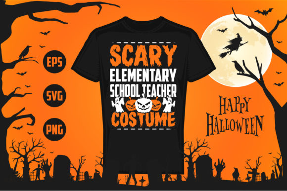 Halloween Teacher Graphics for Crafts & Design