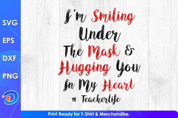 I'm Smiling Under the Mask: Teacher's Day Graphics for Crafts