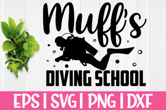 Muff s Diving School Graphics for Crafts