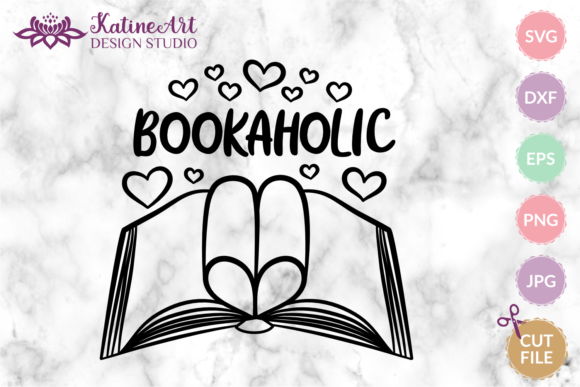 Review: Bookaholic SVG Clipart for Embroidery Projects