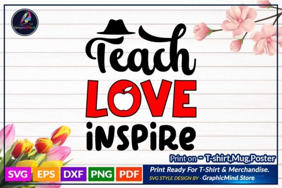 Teacher Print Graphics for Crafts & T-Shirts